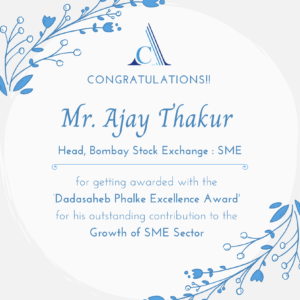 Mr. Ajay Thakur has received Dadasaheb Phalke Excellence Award
